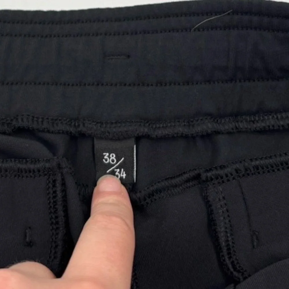 Public Rec Men's 38/34 Nylon Blend Black Straight‎ Leg Athletic Sweatpants